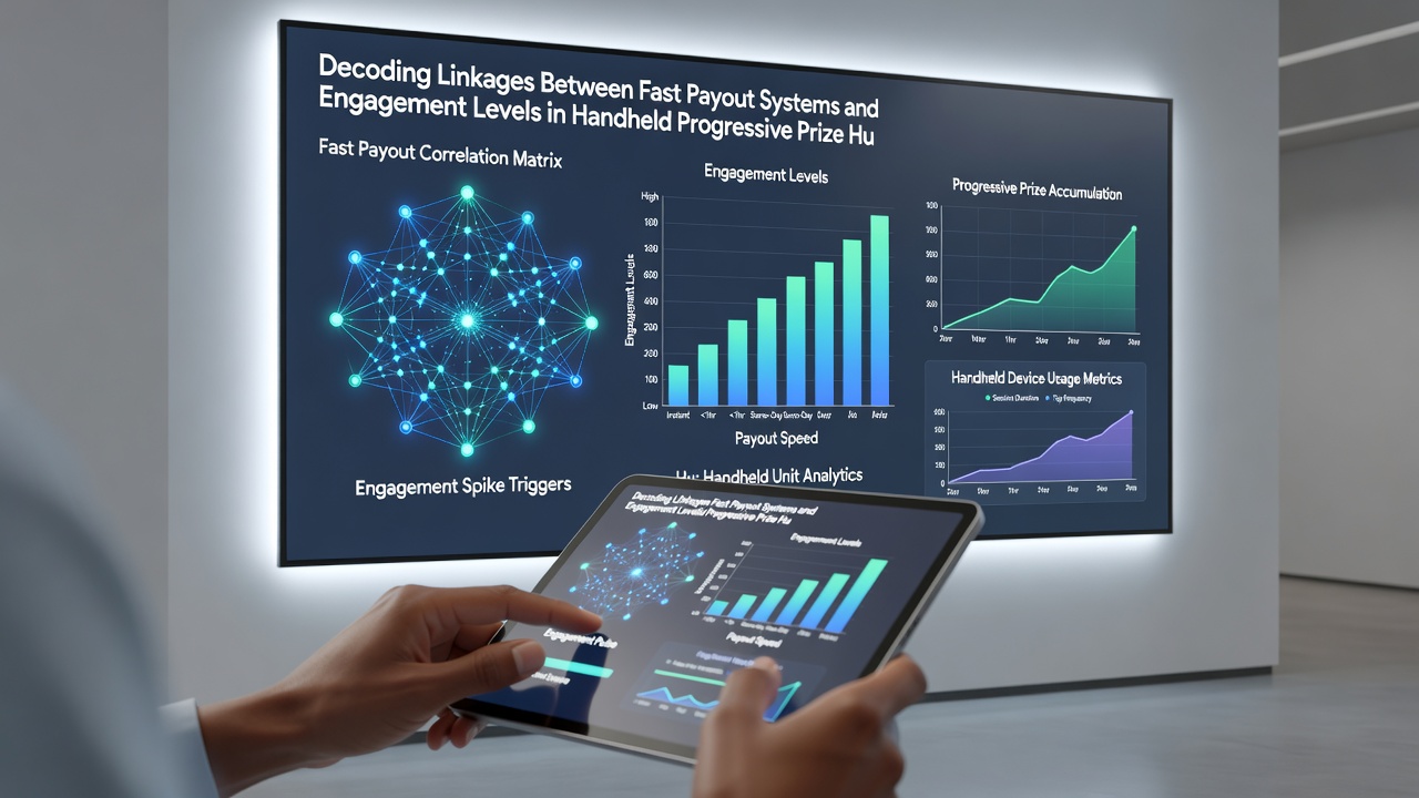 Analytics dashboard showing payout speed versus user engagement correlations in progressive mobile games